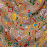 CREATION OF THE UNIVERSE DORI EMBROIDERY STOLE - SAND