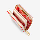 VERTO SHORT ZIP WALLET - COU - COSMIC LATTE
